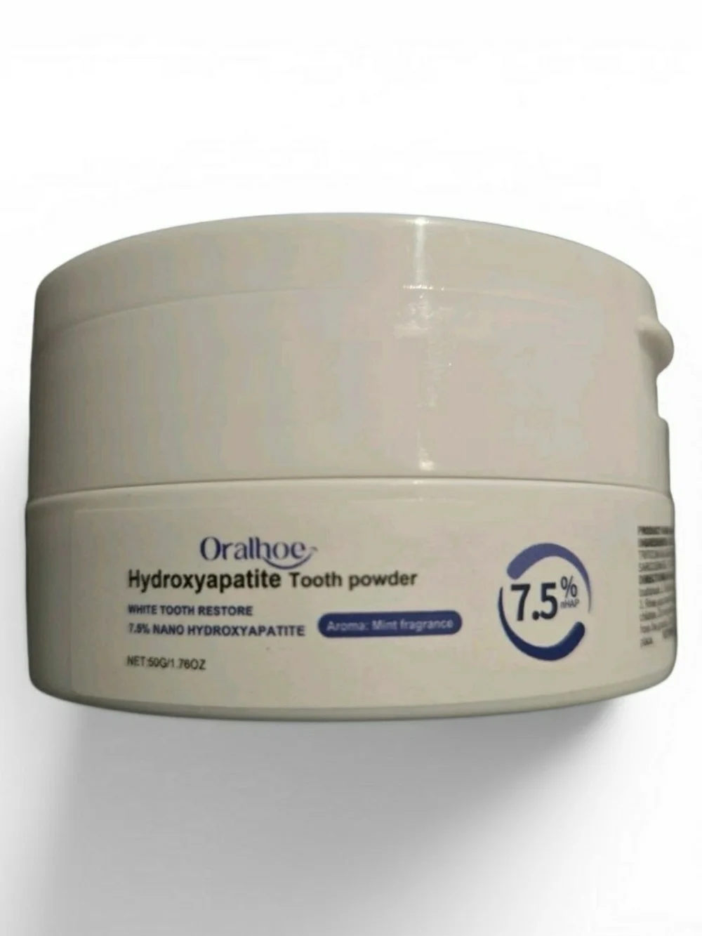 7.5% Hydroxyapatite White Tooth Restore Powder - Purple/White